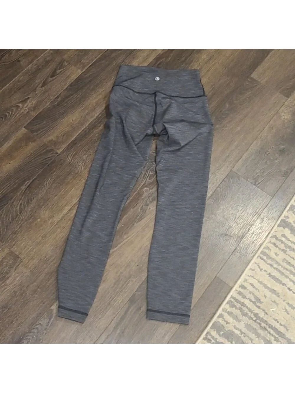 Lululemon Wunder Under Pant (Hi-Rise)Heathered Black EEUC